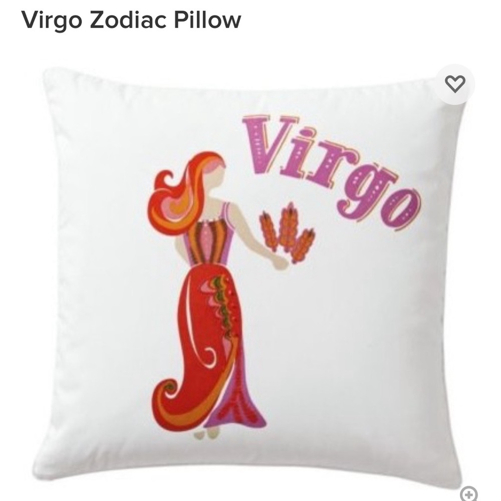 Serena & Lily 20” Virgo Zodiac Pillow Cover